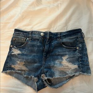 denim shorts